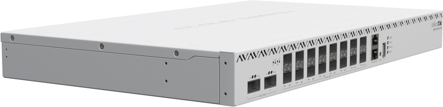 Коммутатор MikroTik CRS518 CRS518-16XS-2XQ-RM (L3) 1x100Мбит/с 16SFP 2xQSFP28 управляемый