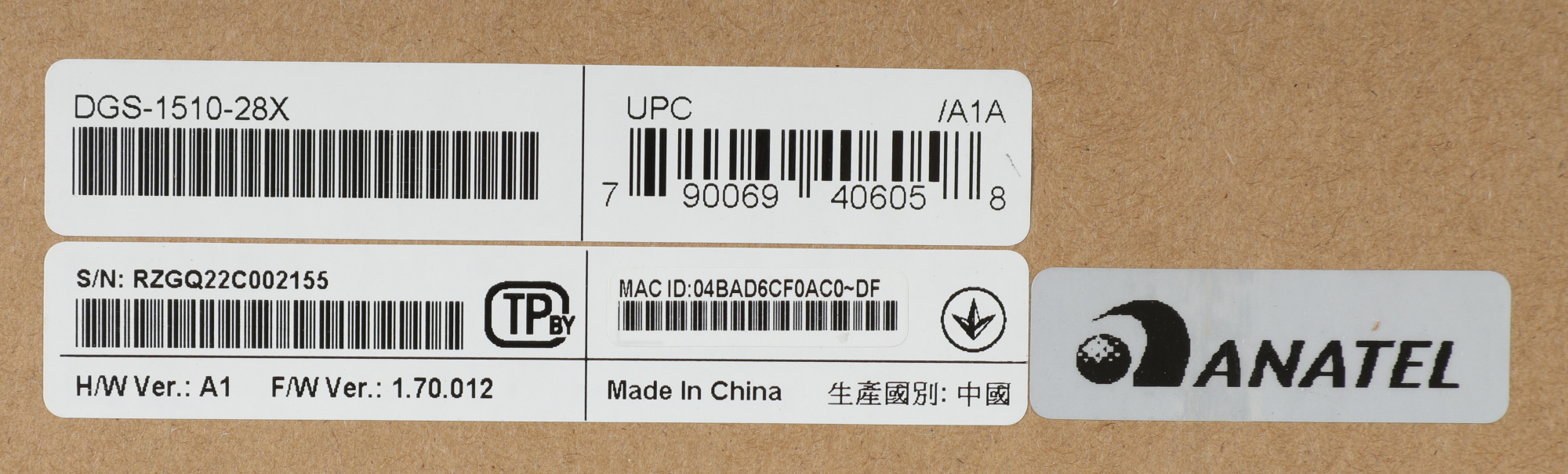 Коммутатор D-Link DGS-1510-28X/A1A (L2+) 24x1Гбит/с 4SFP+ управляемый