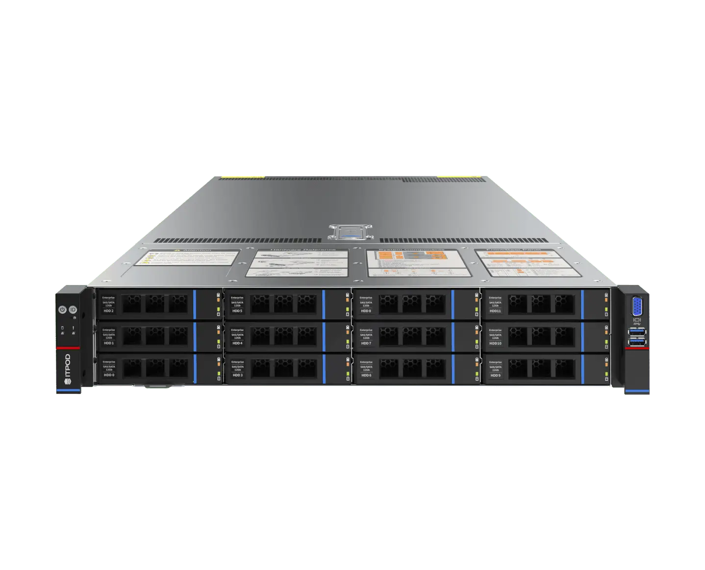 Сервер ITPOD General-Computing SL201-D12R-NV G3